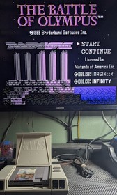 The Battle Of Olympus Nintendo Entertainment System NES Cleaned and Tested Works