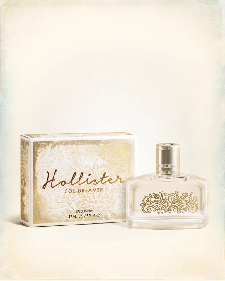 Hollister Sol Dreamer Eau De Parfum 1,7 жидких унций / 50 мл Новый и запечатанный РЕДКИЙ - Изображение 2 из 2
