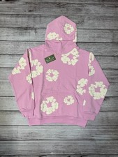 BRAND NEW Denim Tears Cotton Wreath Hoodie Sweatshirt Powder Pink Size L