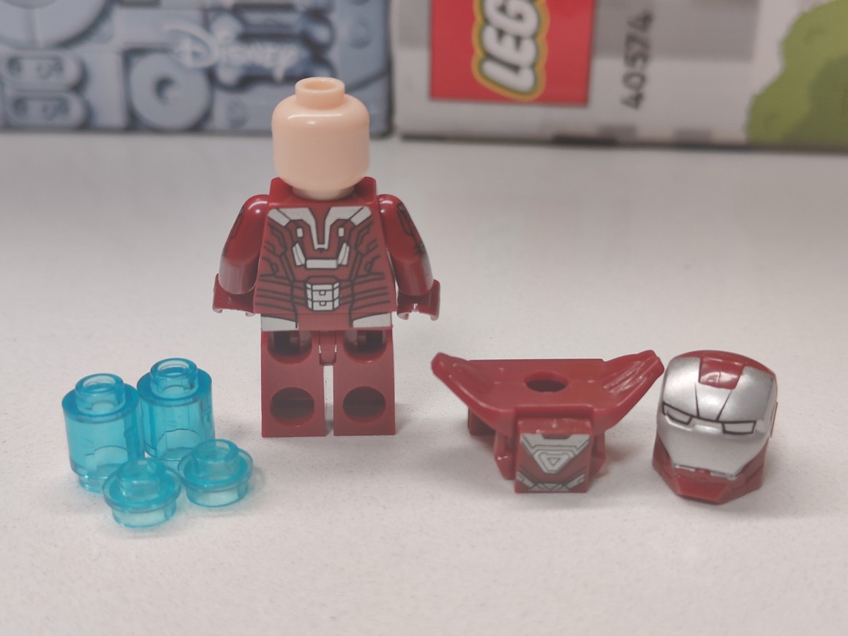 みじんこ様 LEGO Custom Silver Centurion Minifigure - Iron Man Suit Mk