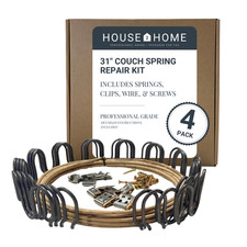 House2Home 31" Upholstery Spring Kit 8 Gauge 4pk Sinuous Wire Clips Repair
