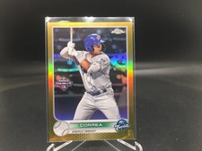 J.C. Correa 2022 Topps Pro Debut Chrome Gold PDC-66 /50 Tourists Astros