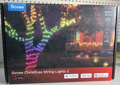 Govee Christmas Lights 2 RGBWIC 328ft 1000 LED Smart String Lights Mapping