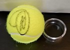 NOVAK DJOKOVIC SIGNED  USOPEN TENNIS BALLS WITH COA+USOPEN GIFT BAG+ BALL STAND