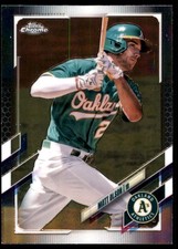Matt Olson 2021 Topps Chrome #48 Athletics MLB READ FREE SHIPPING AutographDen