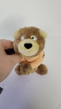 Vintage Meanies Series 2 Bere Bear 1998 Plush Stuffed Animal Toy - 8 inches