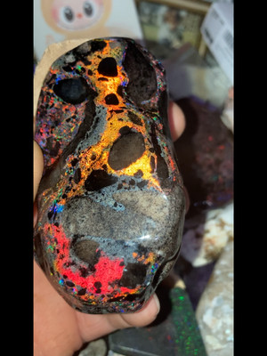 5kg Australia Andamooka rainbow boulder matrix opal natural un treatedREDUCED