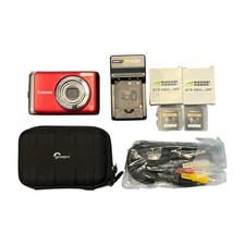 Canon PowerShot A3100 IS 12.1 MP Digital Camera Red