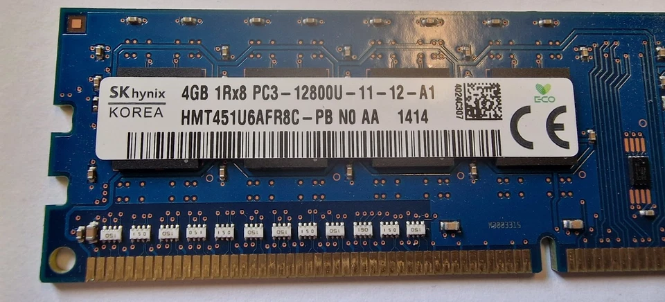 Lenovo 8 GB 2x4 DDR3‑1600 MHz PC3‑12800 UDIMM 03T6566 #B-462-02 - Bild 2 von 3