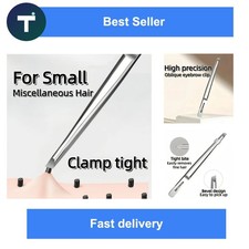 Stainless Steel Slant Tip Tweezers for Eyebrow and Eyelash Precision