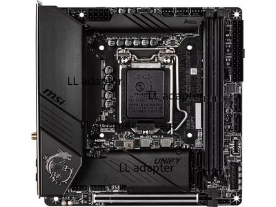 MSI MEG Z490I UNIFY LGA 1200 Intel Z490 SATA 6Gb/s Mini ITX Intel Motherboard