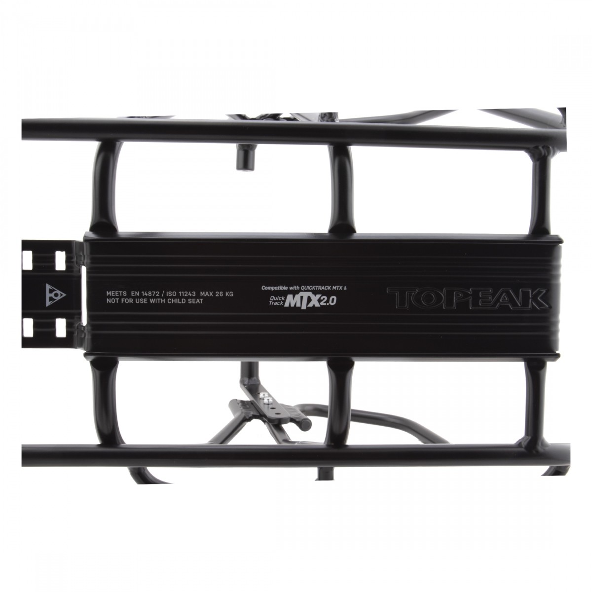 Topeak Uni Super Tourist Fat Disc Rear Rack | Heavy-Duty Aluminum MTB & Touring