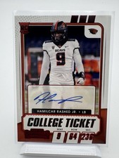 2021 Panini Contenders Draft Picks #165 Hamilcar Rashed Jr. AUTO Red