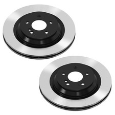 Wagner 2pc Rear E-Coated Disc Brake Rotors Se...