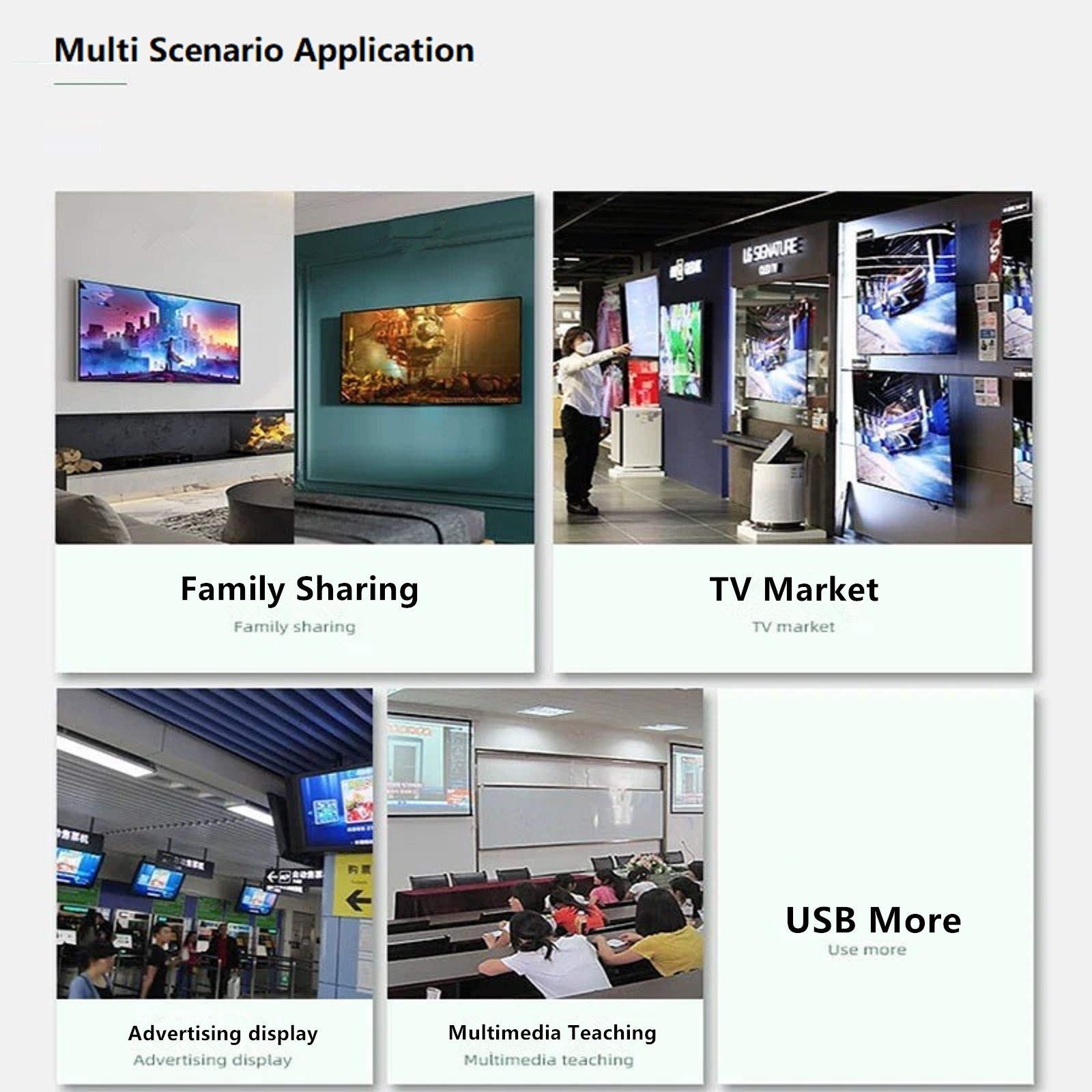 7 in 1 out  4K HDMI 2.0 Switch Support HDR HDMI Switcher With IR Remote 4K 60Hz