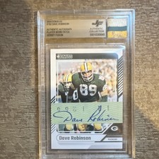 Donruss 2024 Dave Robinson Autograph Player Worn 3 Color Patch #192 Packers