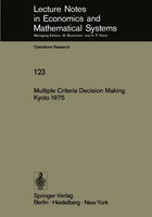 M. Zeleny | Multiple Criteria Decision Making Kyoto 1975 | Taschenbuch (1976)