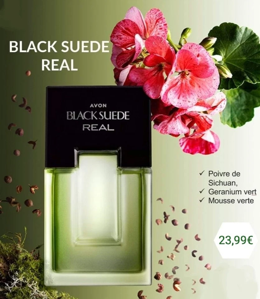 Parfum homme Black Suede Real 75ml - Photo 1/1