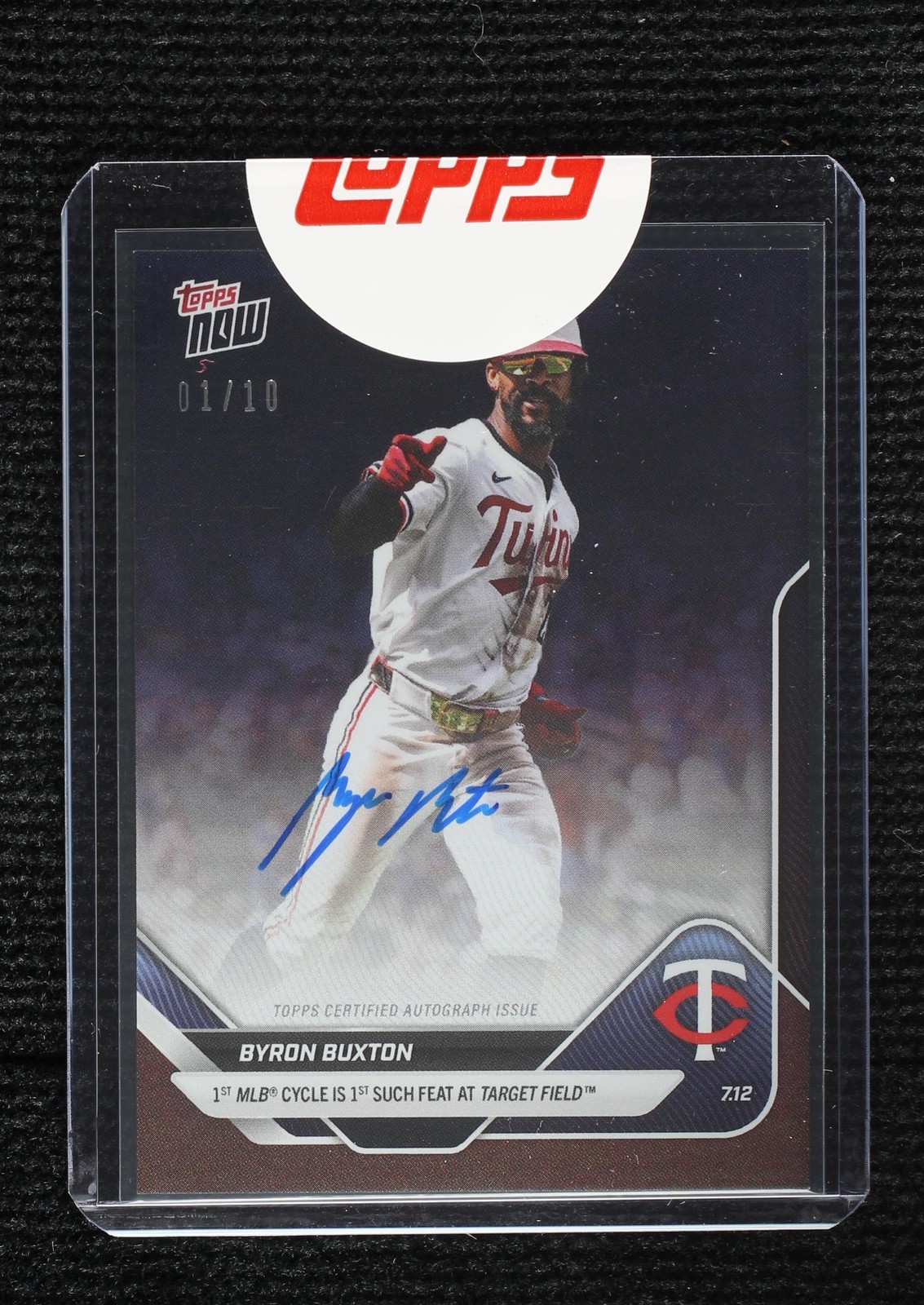 2025 Topps Now - Byron Buxton #417A Black Foil Autographs /10 (AU) for ...