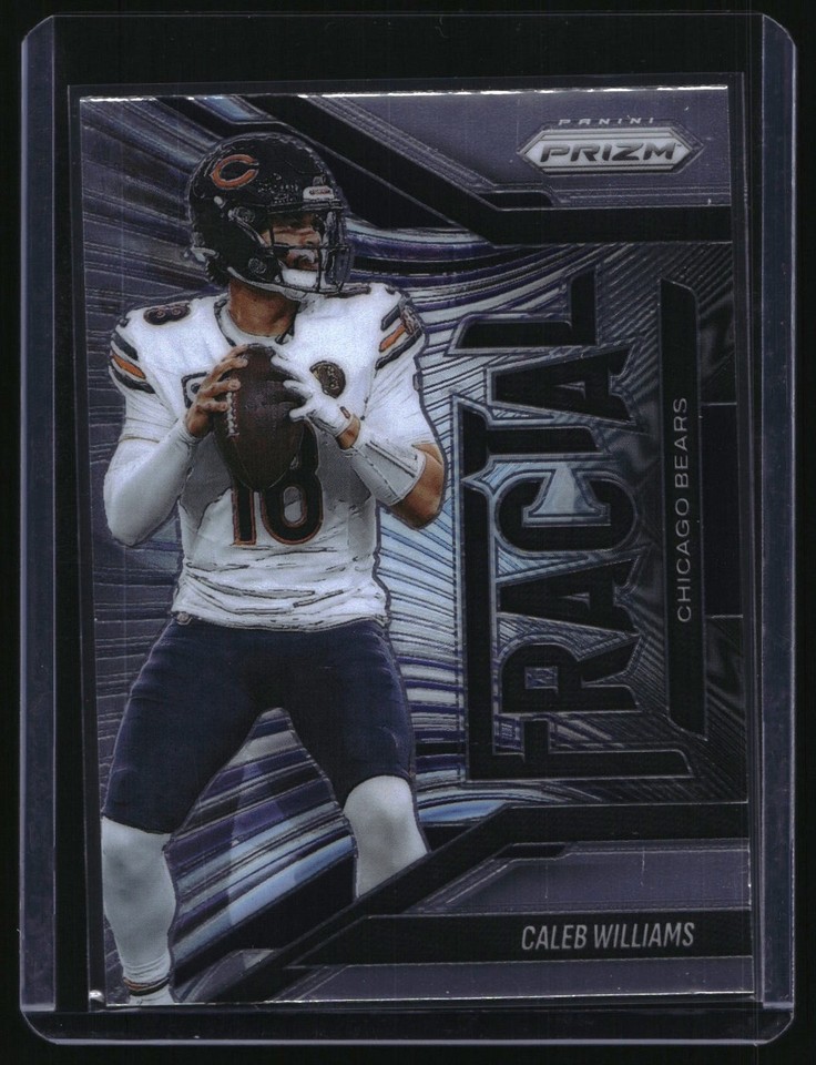 2025 Panini Prizm Fractal #4 Caleb Williams Bears