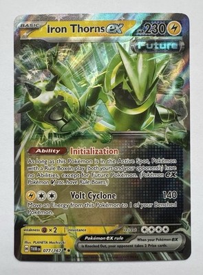 Iron Thorns ex 077/167 Twilight Masquerade English NM Pokemon Karte