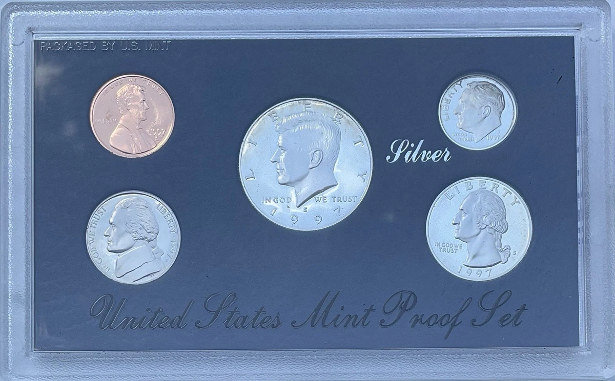 U.S. Mint Silver 1997 US Coin Proof Sets for sale | eBay