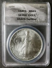 1994 $1 American Silver Eagle Dollar ANACS MS69