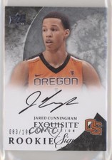 2012 Exquisite Collection Rookie Signatures 83/199 Jared Cunningham #68 Auto 0a2