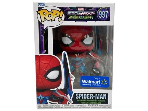 Funko POP Spider-Man #997 Marvel Mech Strike Monster Hunters Walmart Exclusive