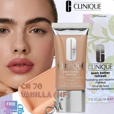 Clinique Even Better Refresh Hydrating  Repairing Makeup CN 70 Vanilla NIB 1oz