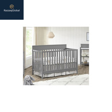 Oxford Baby Harper 4-in-1 Convertible Crib, Dove Gray
