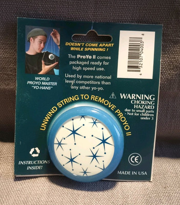 Vintage Playmaxx ProYo Blue Glow in the Dark Star Logo YoYo Made in the  USA