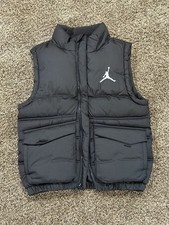 Kids Jordan Puffer Vest Black Size Small 8-10