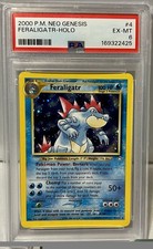 Pokemon 2000 Neo Genesis Feraligatr 4/111 Holo Unlimited PSA 6 EX-MT🔥🔥 on eBay