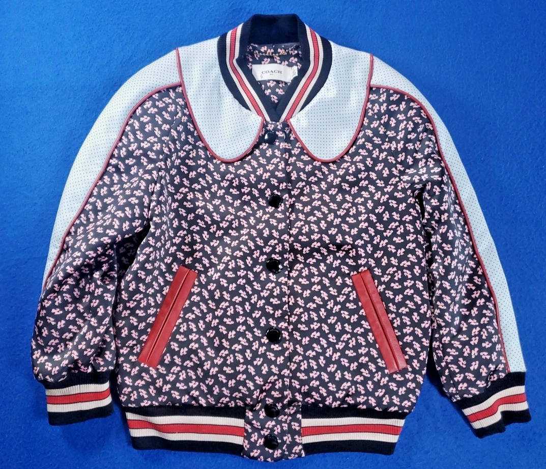 Giacca bomber Coach 1941 maniche lunghe donna taglia 00 modello Geo Duck