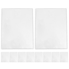 Office Use Transparent PVC 8.5x11 Hard Document Protectors Reusable