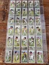 John Player Cigarette Cards Full Set of 50 - Cricketers Caricatures By RIP 1926