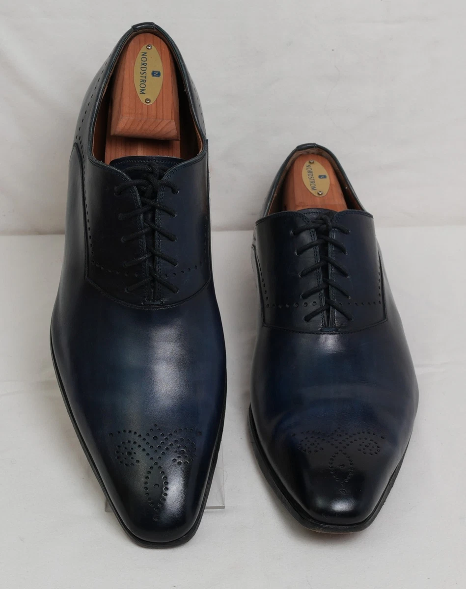 Oxford Magnanni Blue Dress Shoes for Men for sale | eBay display picture 2