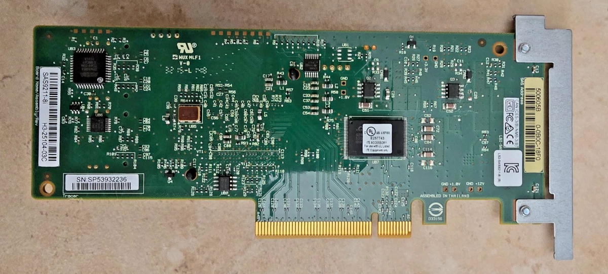Raid Contrôleur Sun 7067091 ASA-70165H Orc SAS 6GBPS 16-PORT Pci-E LOW