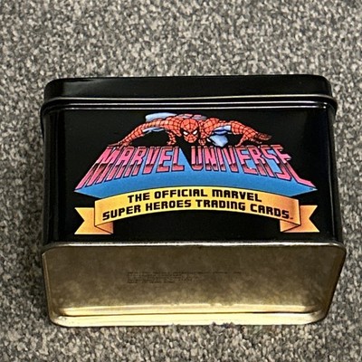 Marvel Universe Serie 1 Tin Set, 167 Karten signiert Stan Lee Karte
