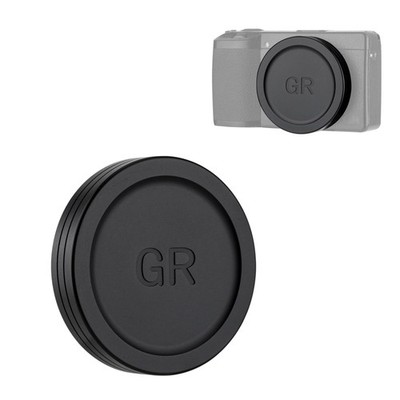 JJC Aluminium Objektivdeckel für Ricoh GR IV Digitalkamera, GR4 Objektiv robustes Metall