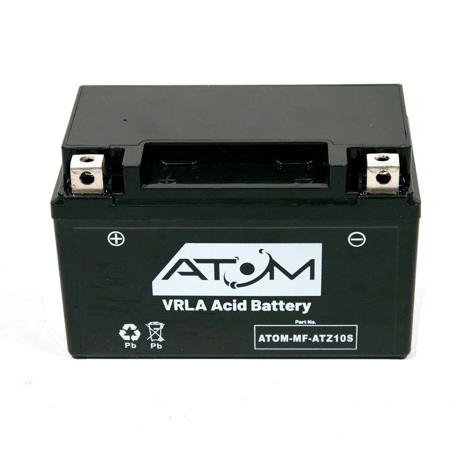 YTZ10S Atom AGM Motorcycle Battery 12V for Honda CBR 1000 RR Fireblade 2004-2007 - Image 3 of 4