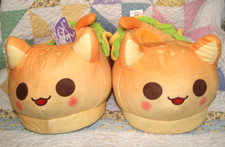 NWT  Aphmau Cheeseburger Cat MeeMeow Slippers XL