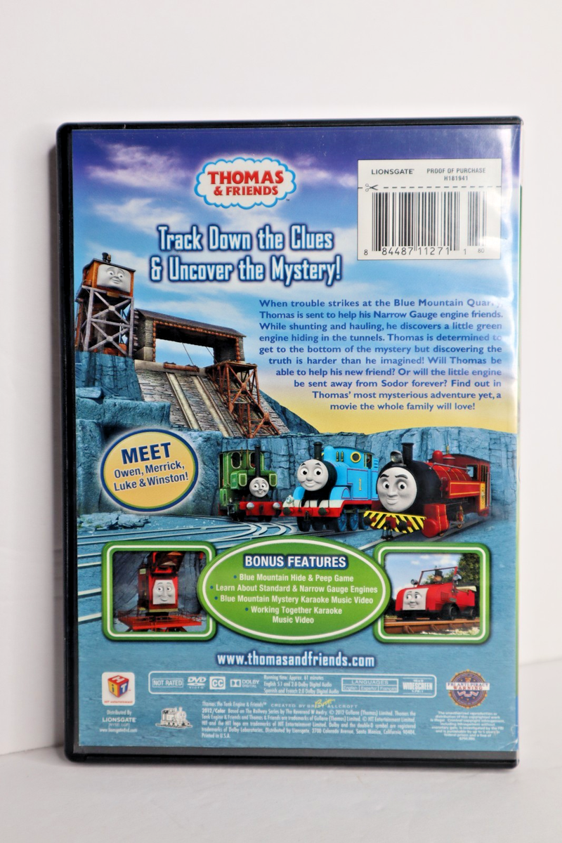 Thomas & Friends Blue Mountain Mystery The Movie 2012 DVD | eBay