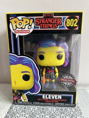 Funko Pop! Stranger Things Eleven #802 Blacklight Special Edition Neu Originalverpackt