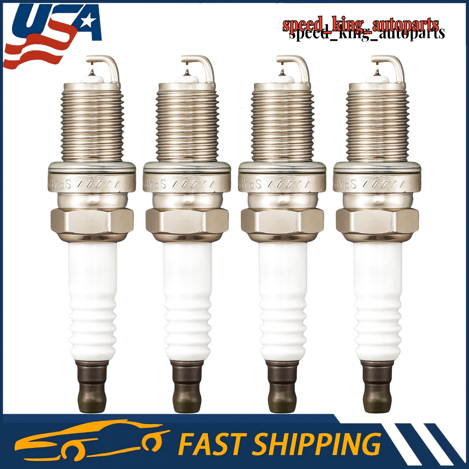 4x Fits 2011-2015 Chevrolet Cruze 1.8L Spark Plug Iridium BKR6EIX 6418 XP3923