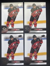 2022-23 Upper Deck Team Canada Juniors #23 Connor Bedard U18 - LOT (4)