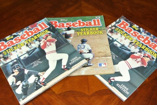Topps Baseball Sticker Yearbook 1984 & 1986 1 Book 90& Complete Lot of ...