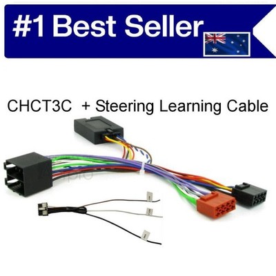 CITROEN C5 2001-2005 STEERING WHEEL INTERFACE + LEARNING CABLE AERPRO CHCT3C