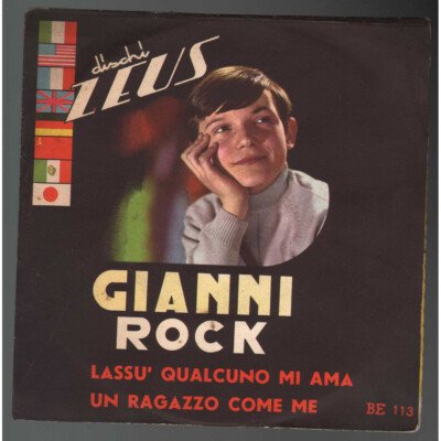 Gianni Fels (Rainier)   Vinyl 7 '' 45 Giri Oben 'Jemand Ich Ama / Zeus Neu